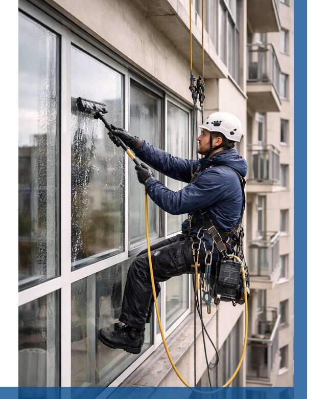 Мойка балконного остекления в Азове от 3594 р. | ВЫСОТНИК-Азв