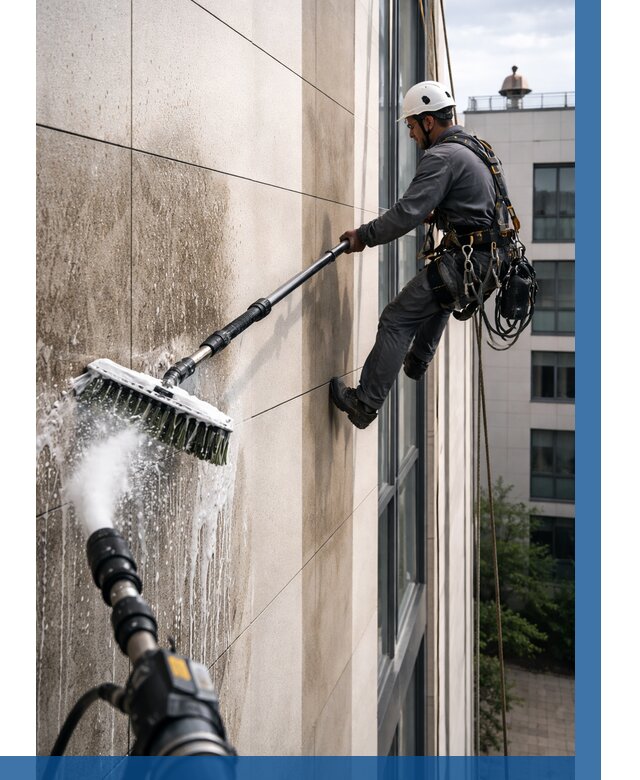 Мойка фасада из керамогранита в Азове от 308 р. | ВЫСОТНИК-Азв