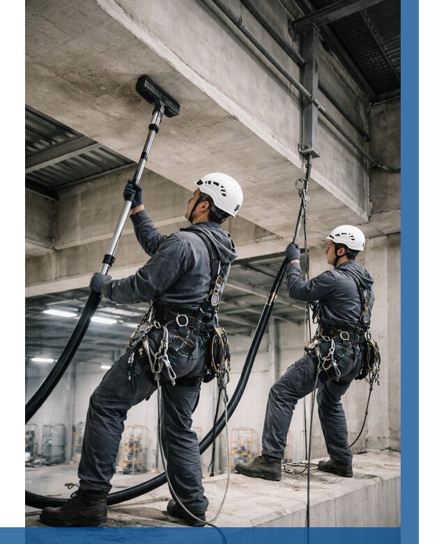 Обеспыливание потолочных конструкций в Азове от 257 р. |ВЫСОТНИК-Азв