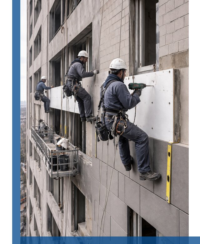 Монтаж фасадных термопанелей высокого качества в Азове