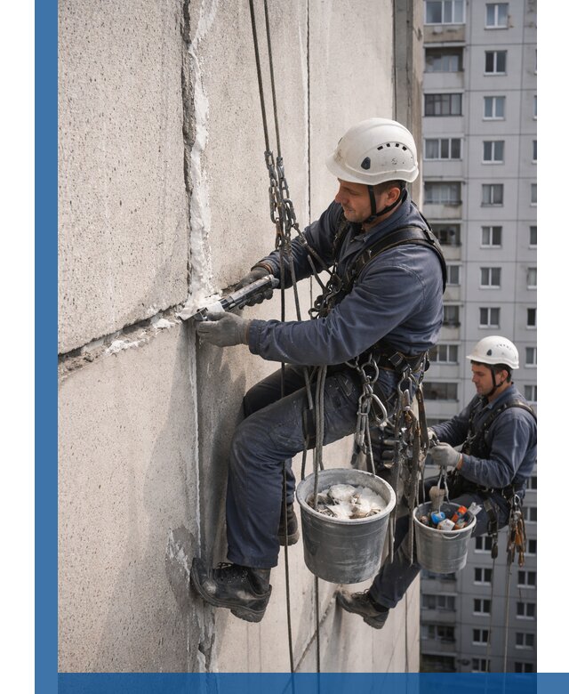 Утепление межпанельных швов в Азове профессионально и надежно