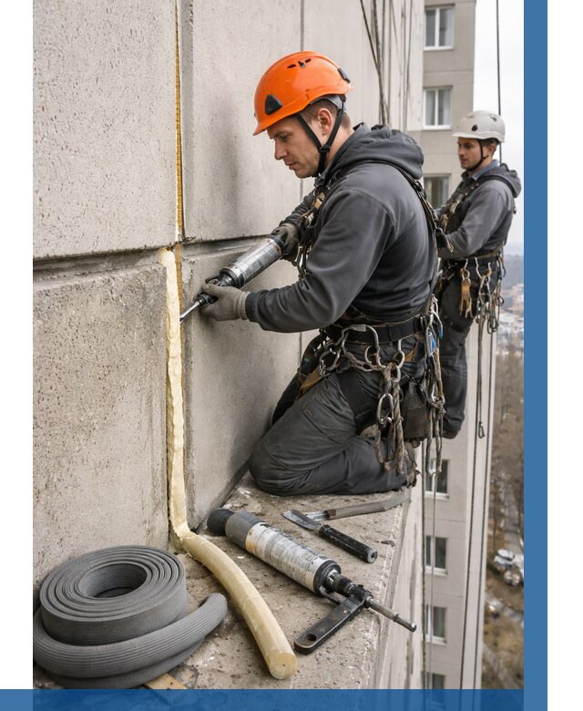 Теплый шов межпанельные швы в Азове от 719 р. | ВЫСОТНИК-Азв