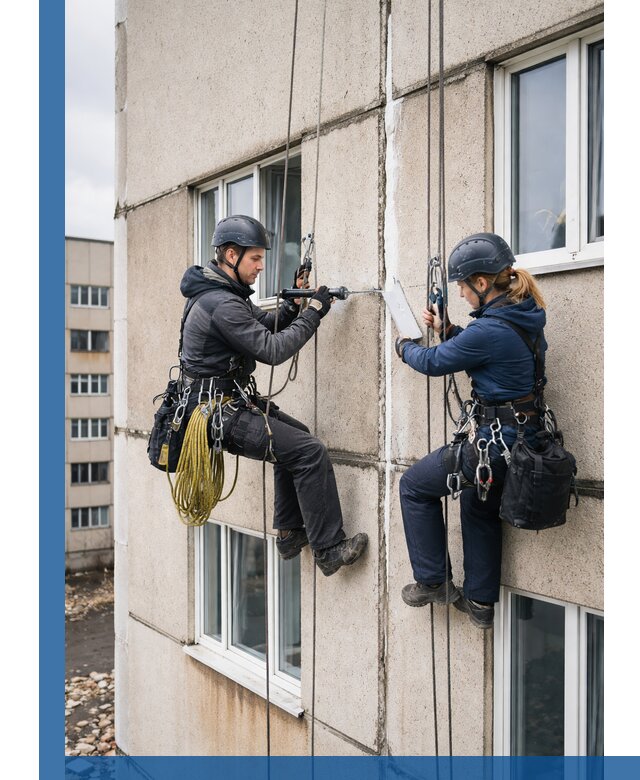 Герметизация межпанельных швов тёплым швом в Азове