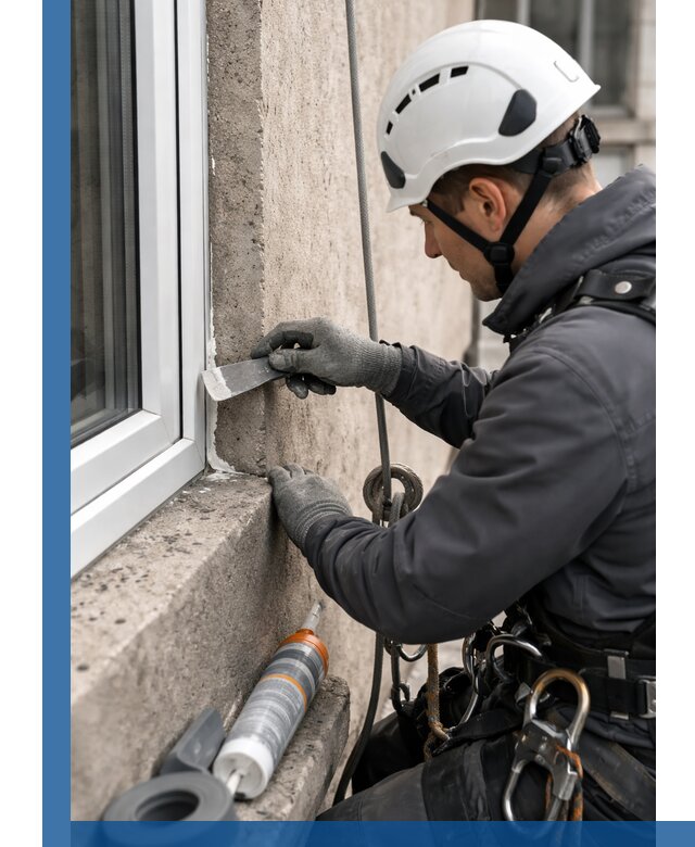 Герметизация монтажных швов окон в Азове с гарантией качества