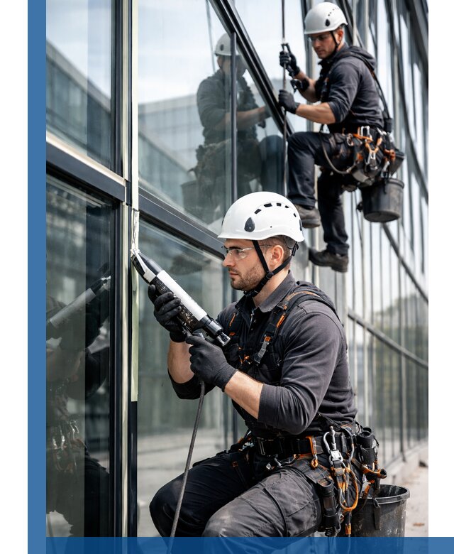 Герметизация витражных швов в Азове для зданий и фасадов