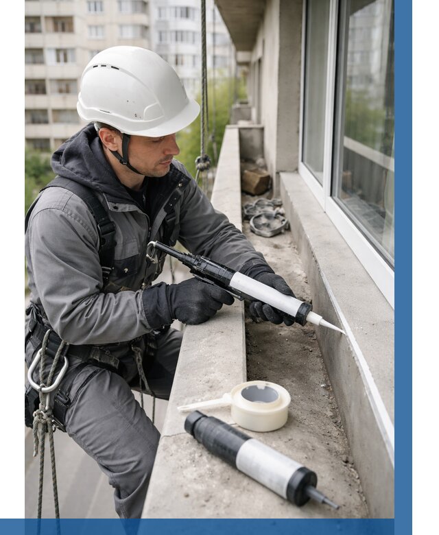 Герметизация швов лоджии в Азове от 4621 р. | ВЫСОТНИК-Азв