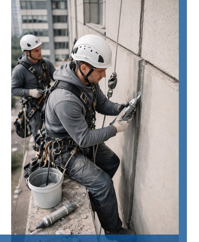 Ремонт деформационных швов здания в Азове от 1027 р. | ВЫСОТНИК-Азв