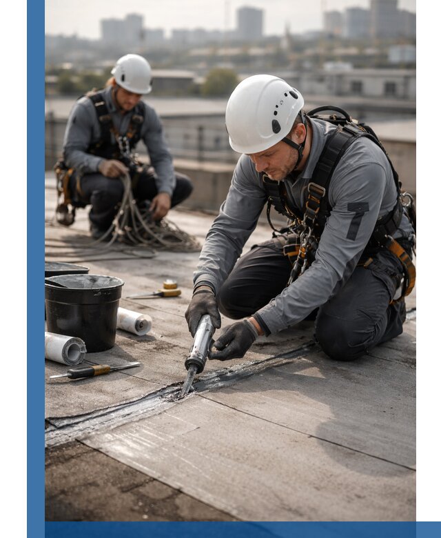 Аварийное и капитальное устранение протечек кровли в Азове