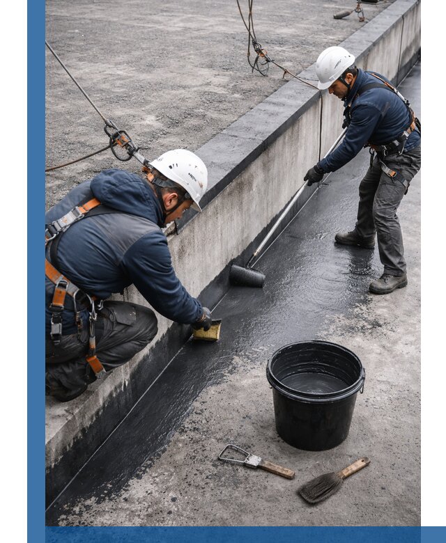 Гидроизоляция кровли жидкой резиной профессионально в Азове