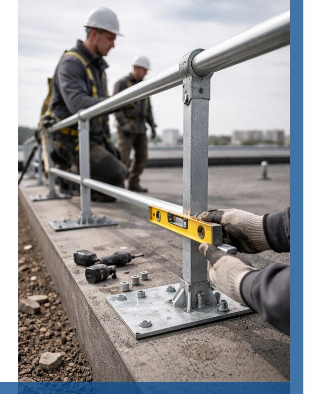 Монтаж кровельного ограждения в Азове от 1232 р. | ВЫСОТНИК-Азв