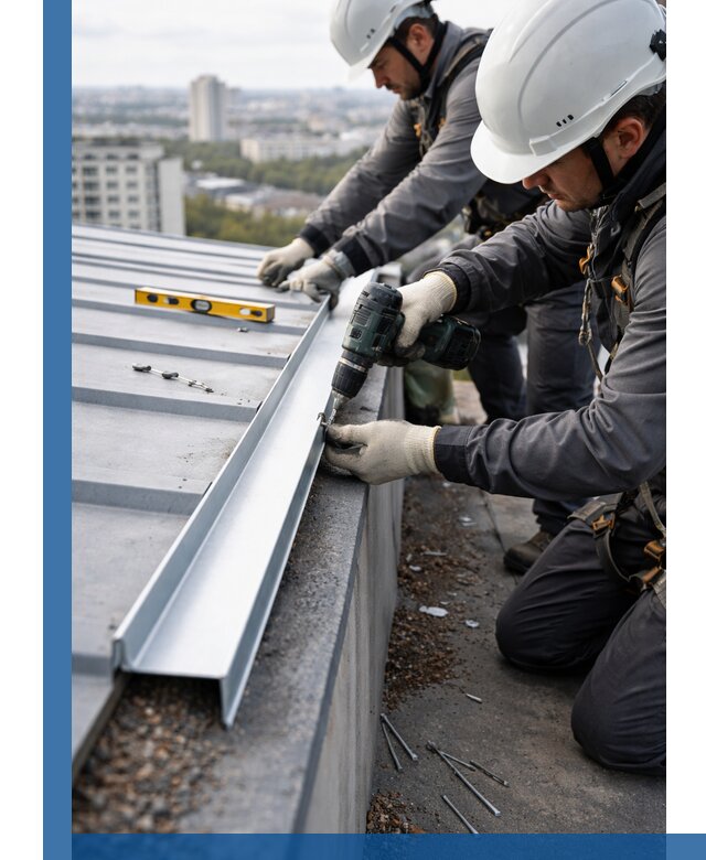 Монтаж капельника на кровле в Азове с гарантией качества