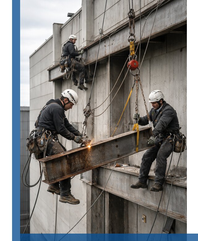 Демонтаж металлоконструкций на высоте в Азове под ключ