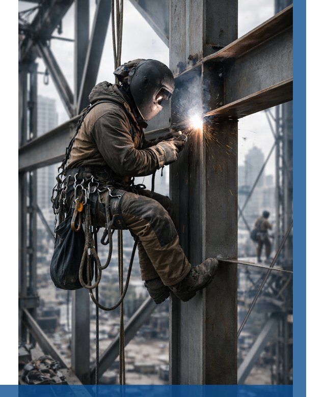 Высотные сварочные работы в Азове от 3594 р. | ВЫСОТНИК-Азв