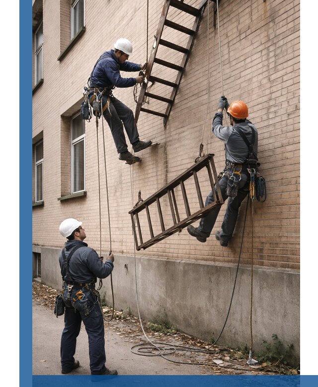 Демонтаж пожарной лестницы в Азове быстро и безопасно