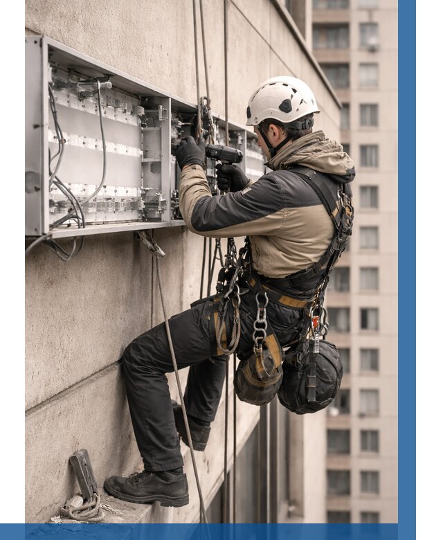 Ремонт вывески на высоте в Азове от 4621 р. | ВЫСОТНИК-Азв