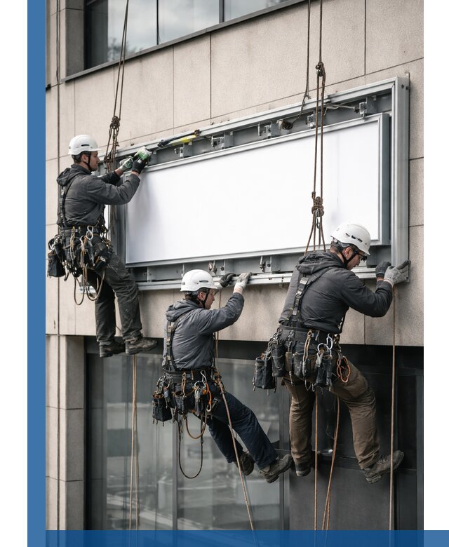 Профессиональный монтаж светового короба под ключ в Азове