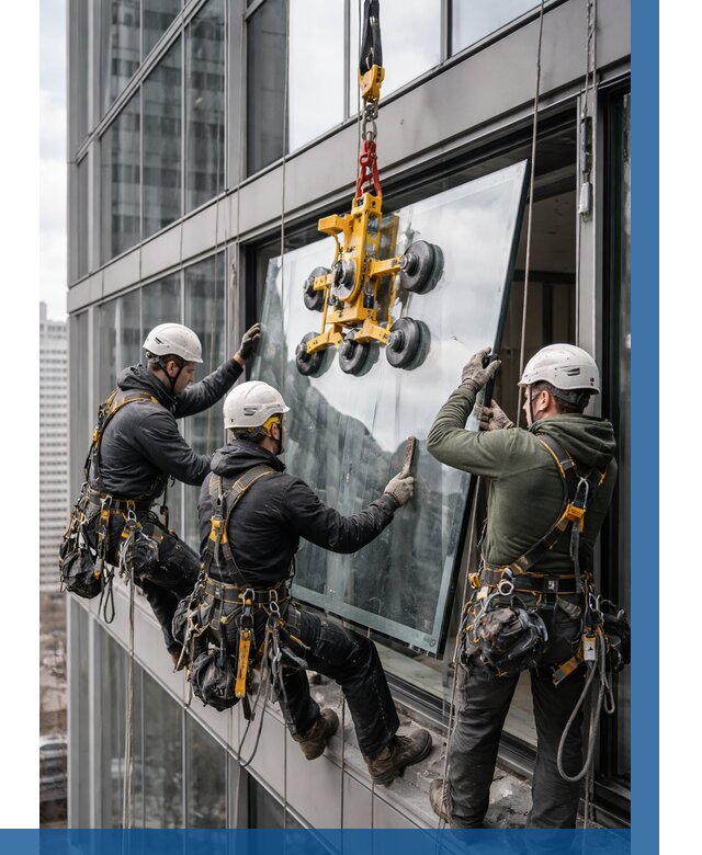 Фасадное остекление зданий под ключ в Азове от 10269 р. | ВЫСОТНИК-Азв