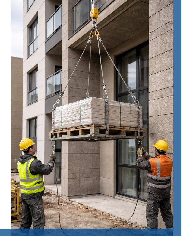 Подъем керамогранита на этаж в Азове от 3594 р. | ВЫСОТНИК-Азв