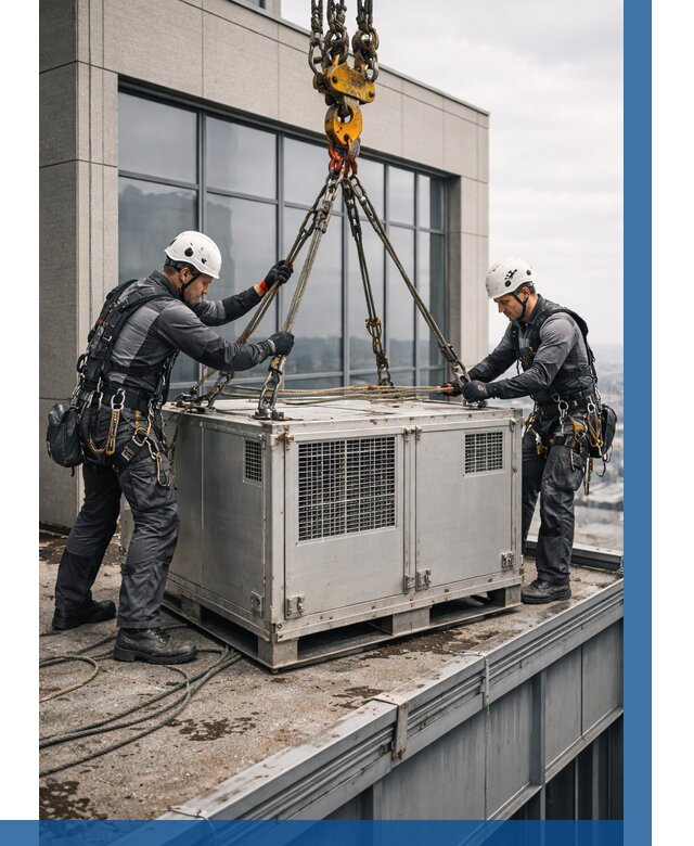 Такелажные работы на высоте в Азове от 8215 р. | ВЫСОТНИК-Азв