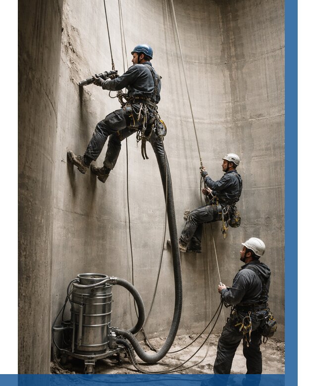 Зачистка силосов в Азове от 4621 р. Договор и смета ВЫСОТНИК-Азв