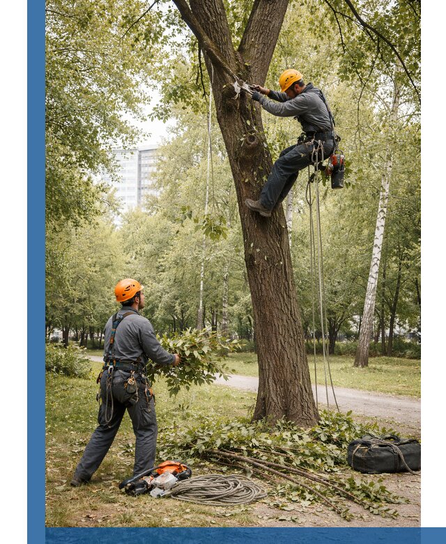 Санитарная обрезка деревьев в Азове, профессионально и безопасно