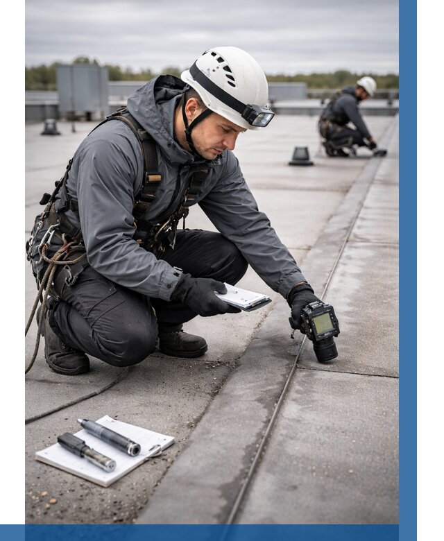 Обследование кровли на протечки в Азове от 4621 р. | ВЫСОТНИК-Азв